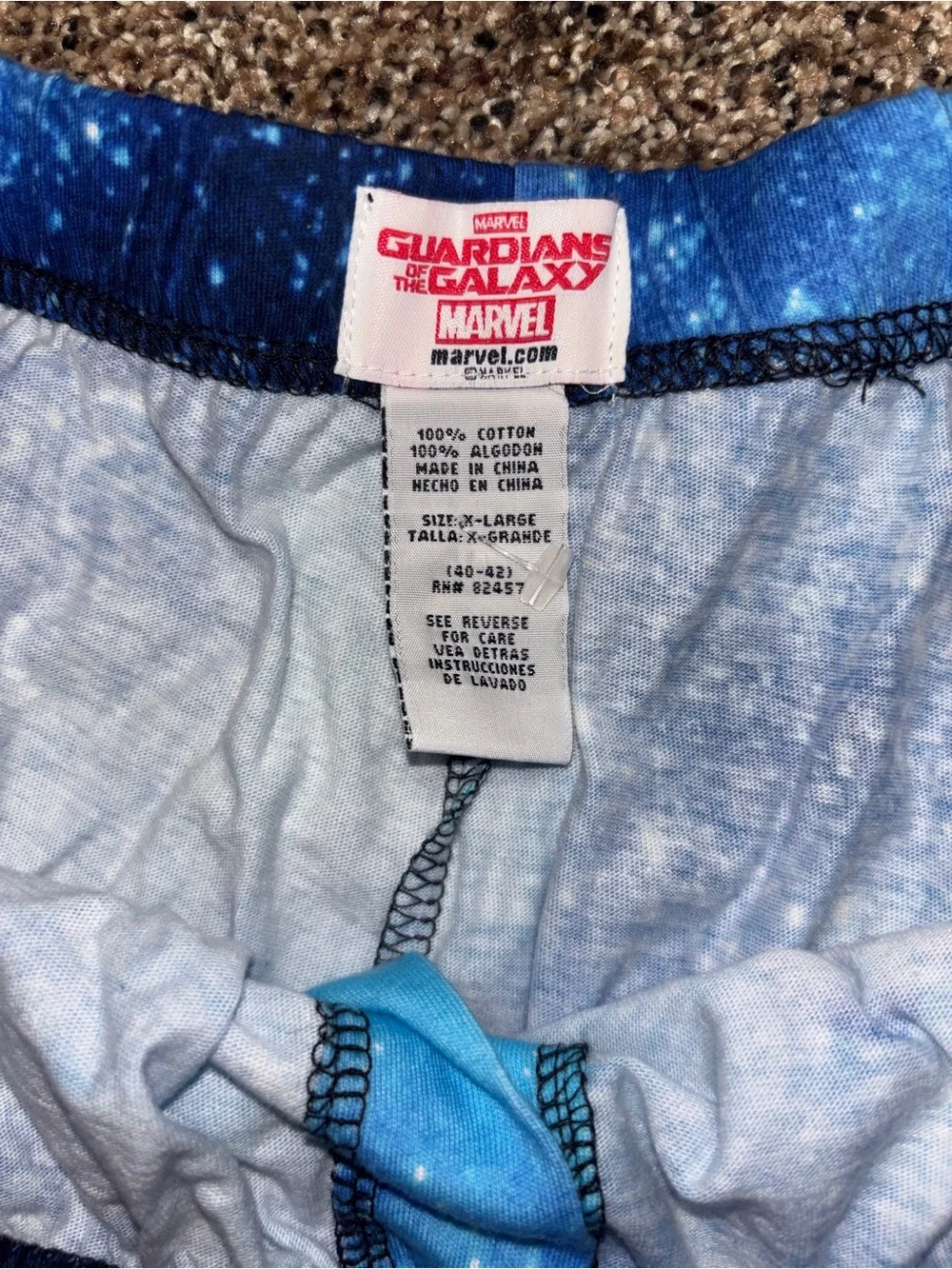 Marvel NWT Guardians of the Galaxy Men’s XL Boxers Pajamas Loungewear